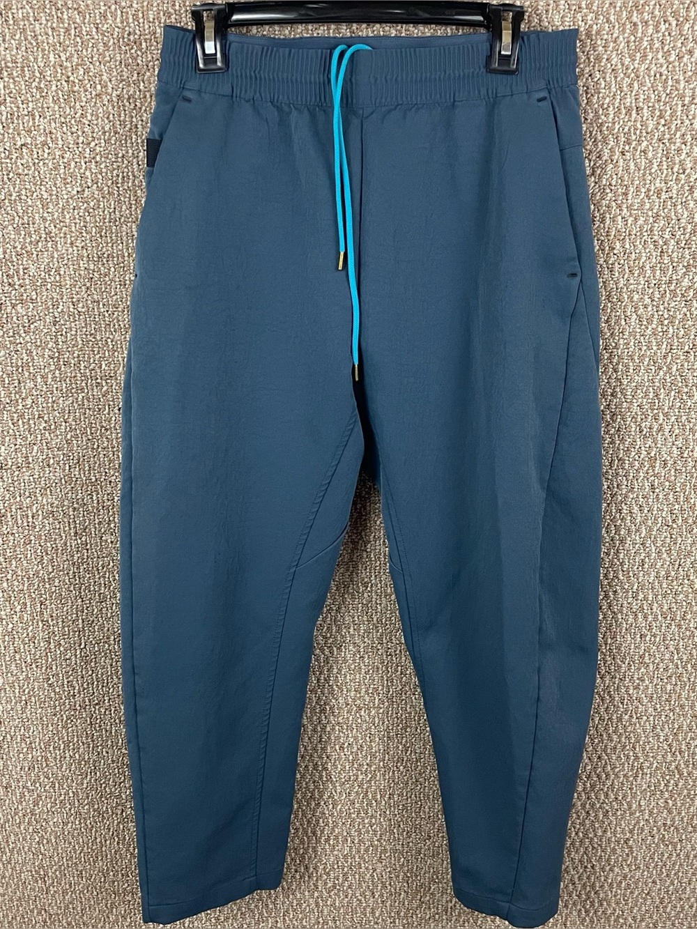 Nike Pants Mens Medium Blue Tech Pack Cropped Woven Pant Sportswear AR1562